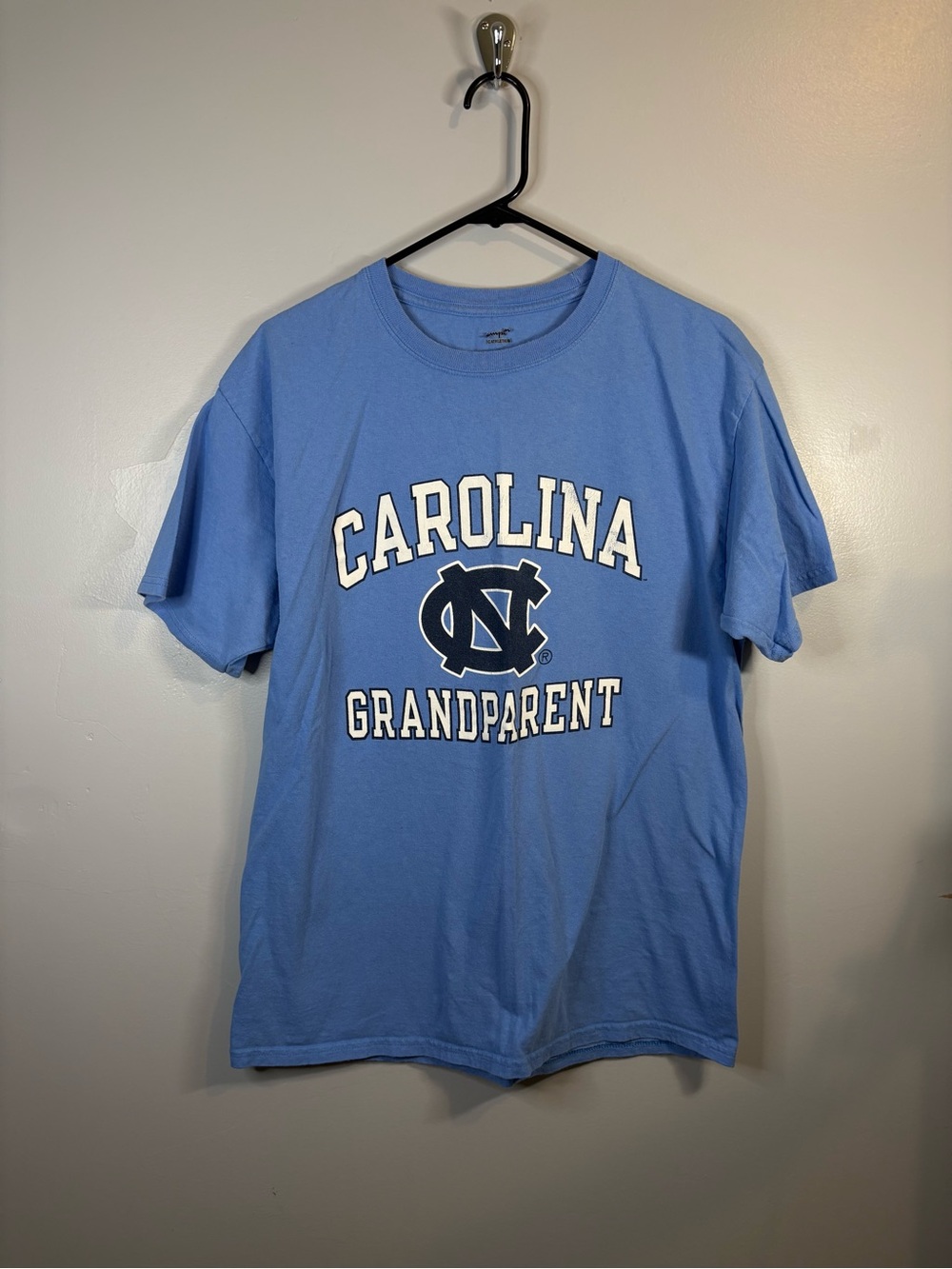 Champion North Carolina Grandparent Short Sleeve Tee Light Blue Collegiate Sport